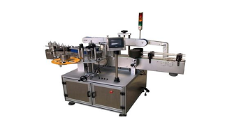 高速回轉(zhuǎn)式調(diào)味料瓶貼標(biāo)機(jī)介紹