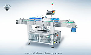 洗手液立式圓瓶貼標(biāo)機(jī)