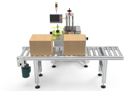 頂部、前端打印貼標