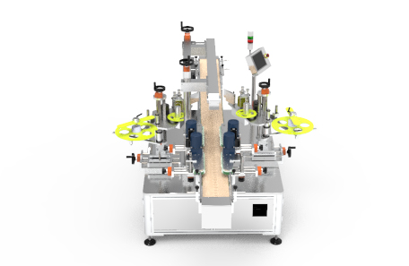 圓瓶雙面不干膠貼標(biāo)機(jī)