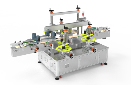 箱子平側面貼標機
