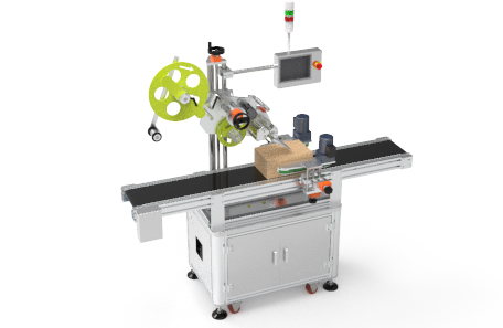 包裝袋平面貼標機